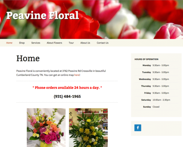 peavinefloral.net